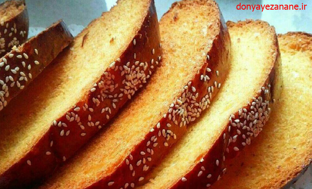 طرز تهیه نان سوخاری خانگی